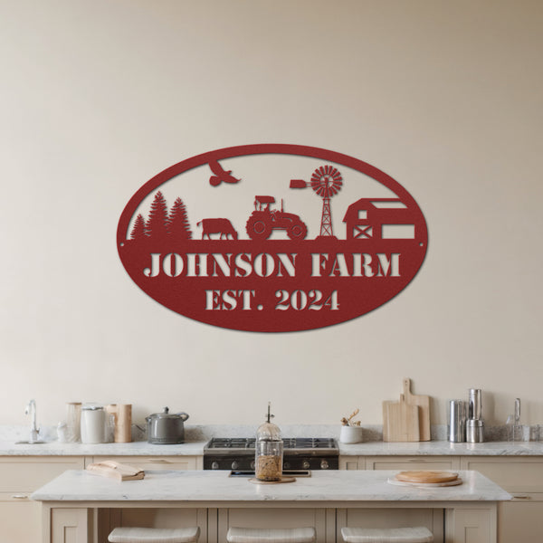 Rolling Acres (Farm Sign)