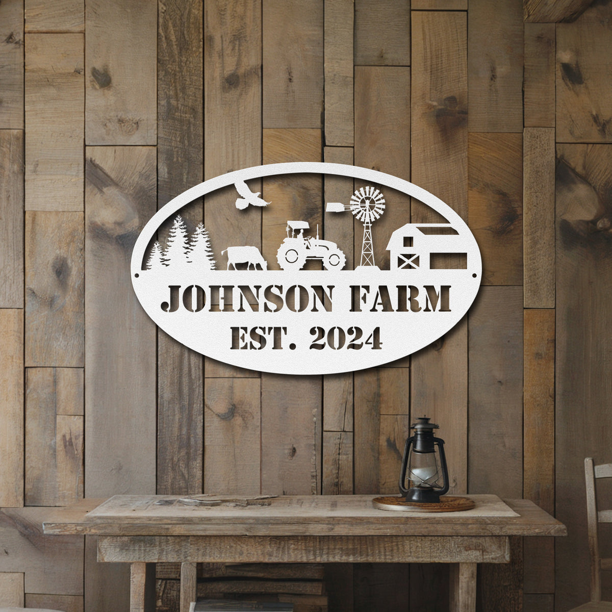 Rolling Acres (Farm Sign)