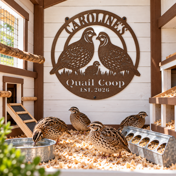 Quail Coop Sign