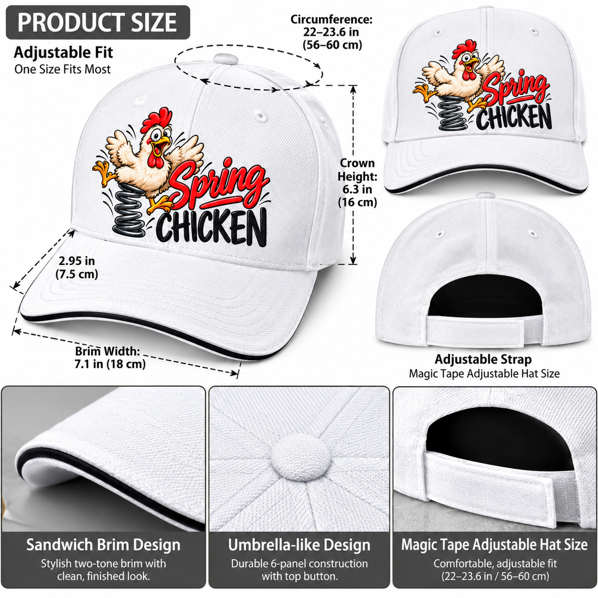 Spring Chicken - Sandwich Peak Cap