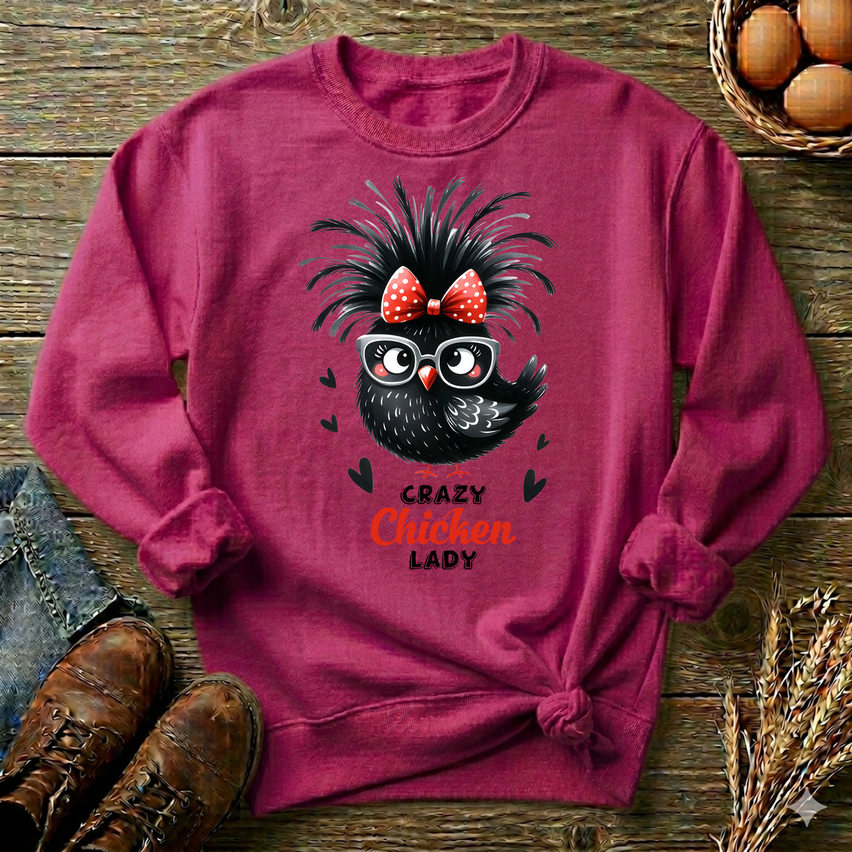 The Crazy Chick Lady Sweatshirt