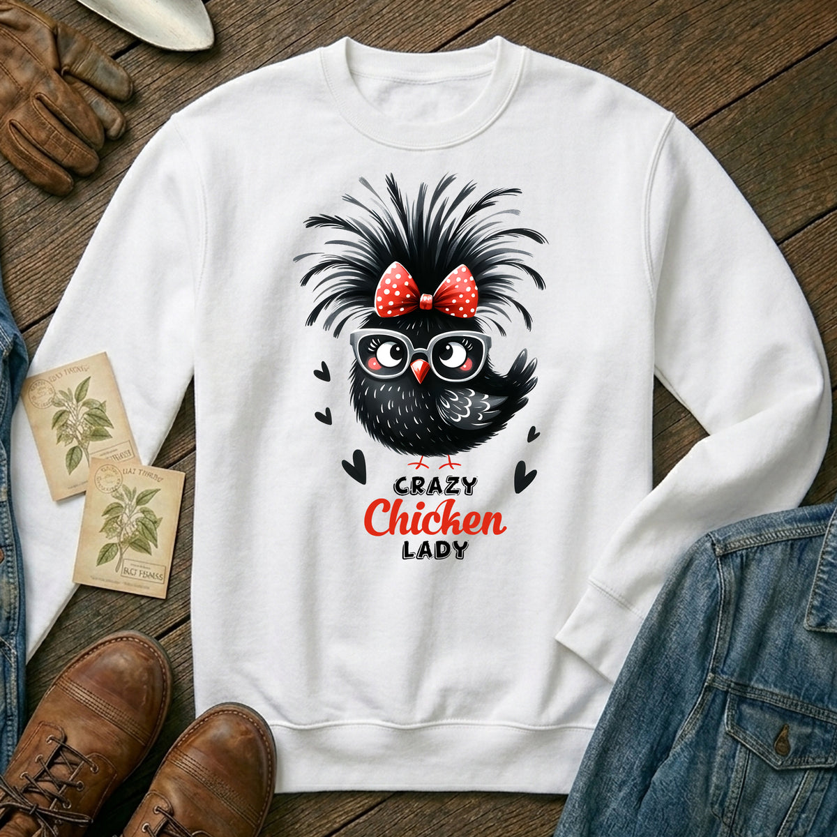 The Crazy Chick Lady Sweatshirt
