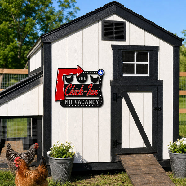 The New Chick-Inn | Multicolor Chicken Coop Sign