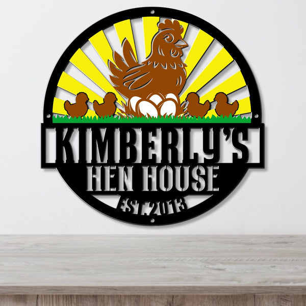 Hen House - Multicolor Sign