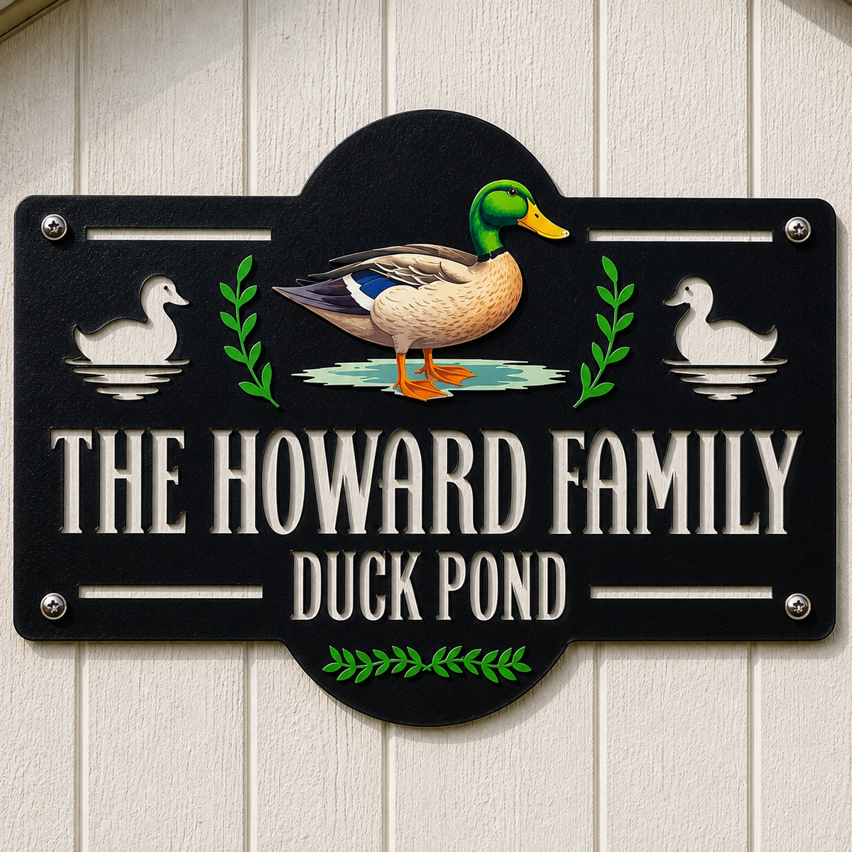 The Duck Pond - Multicolor Duck Coop Sign