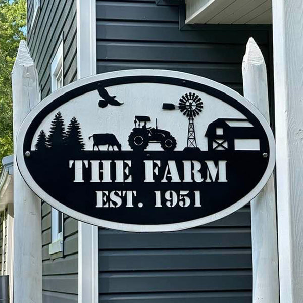 Rolling Acres (Farm Sign)